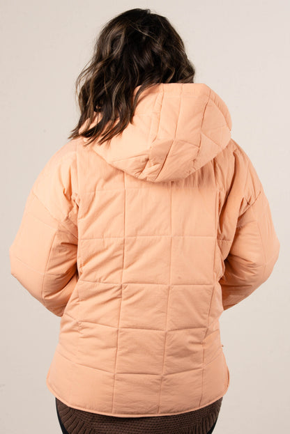 Icelyn Quilted Hooded Pullover Jacket
