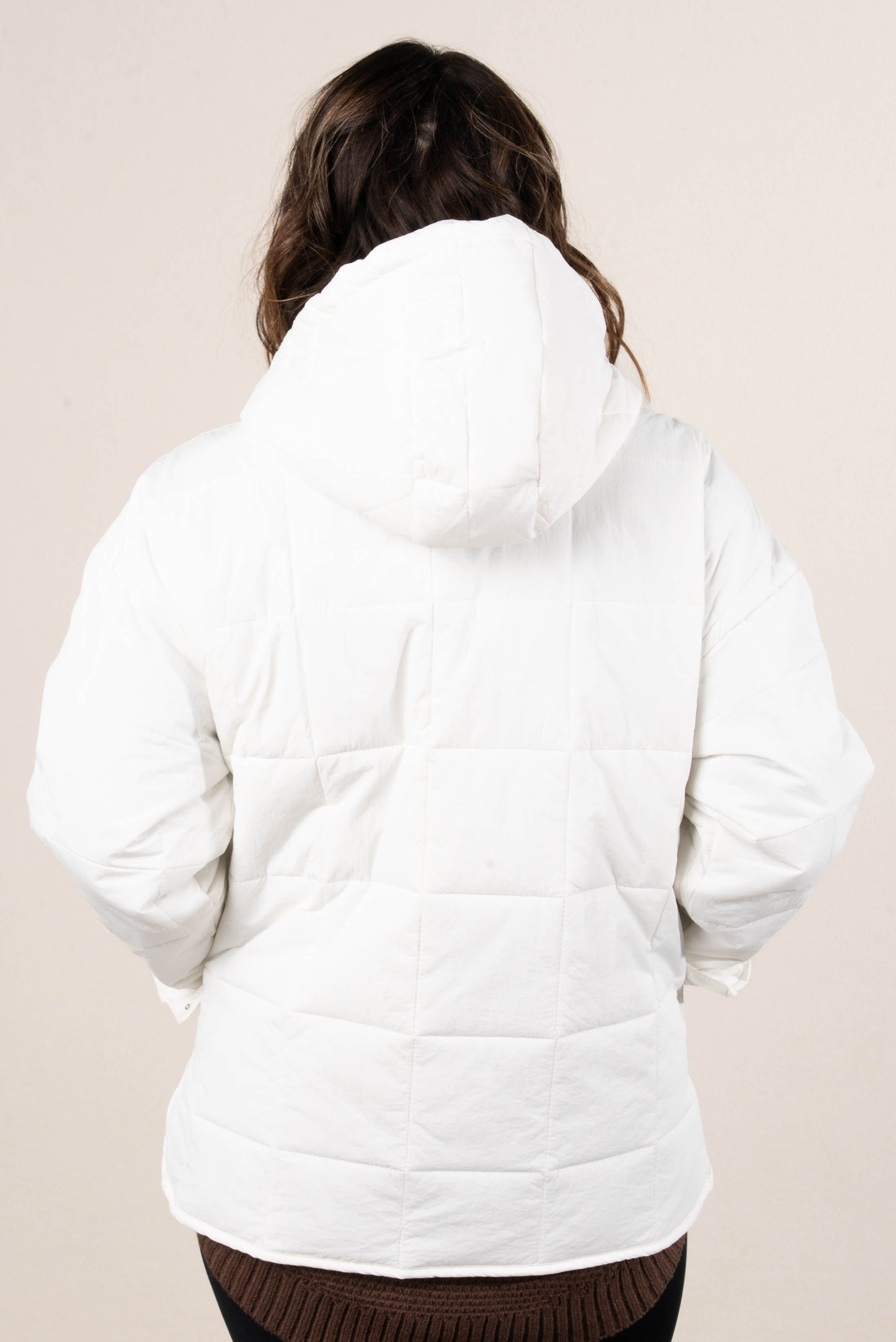 Icelyn Quilted Hooded Pullover Jacket
