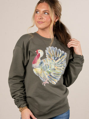 Turkey Graphic Sweatshirt