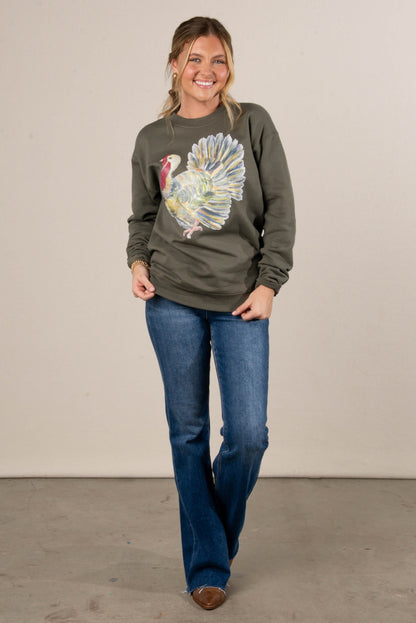 Turkey Graphic Sweatshirt