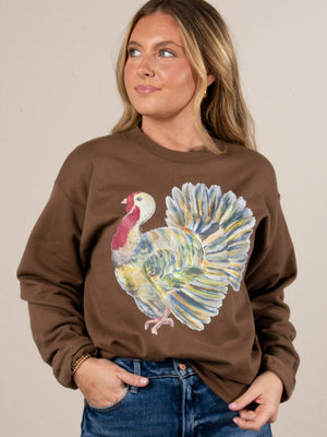 Turkey Graphic Sweatshirt