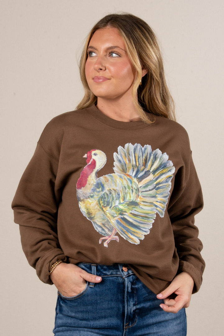 Turkey Graphic Sweatshirt
