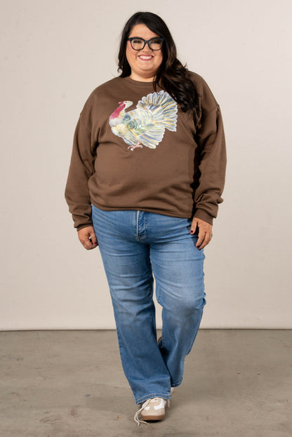 Turkey Graphic Sweatshirt