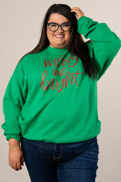 Merry And Bright Graphic Sweatshirt