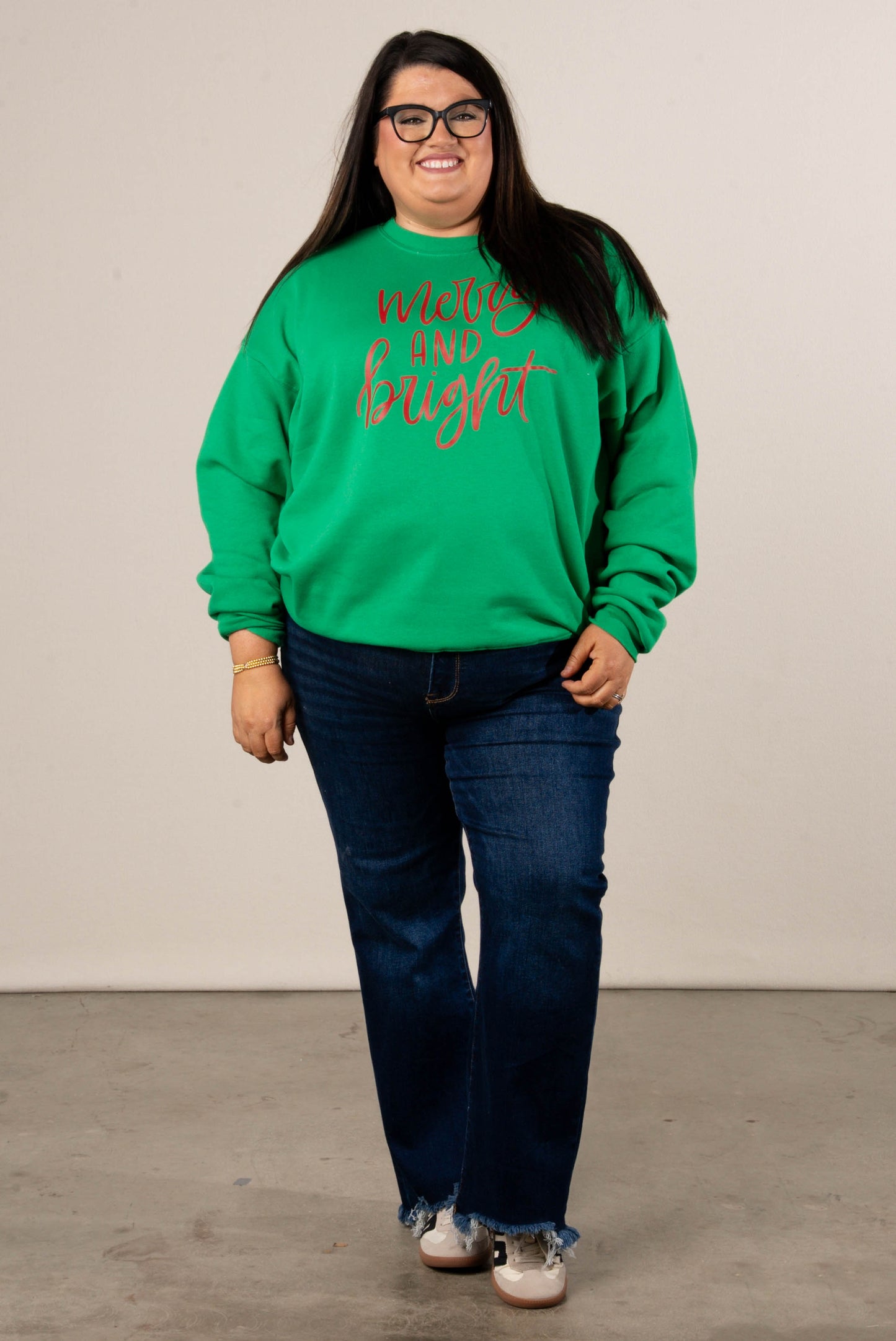 Merry And Bright Graphic Sweatshirt