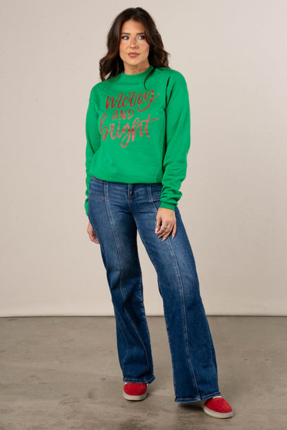 Merry And Bright Graphic Sweatshirt