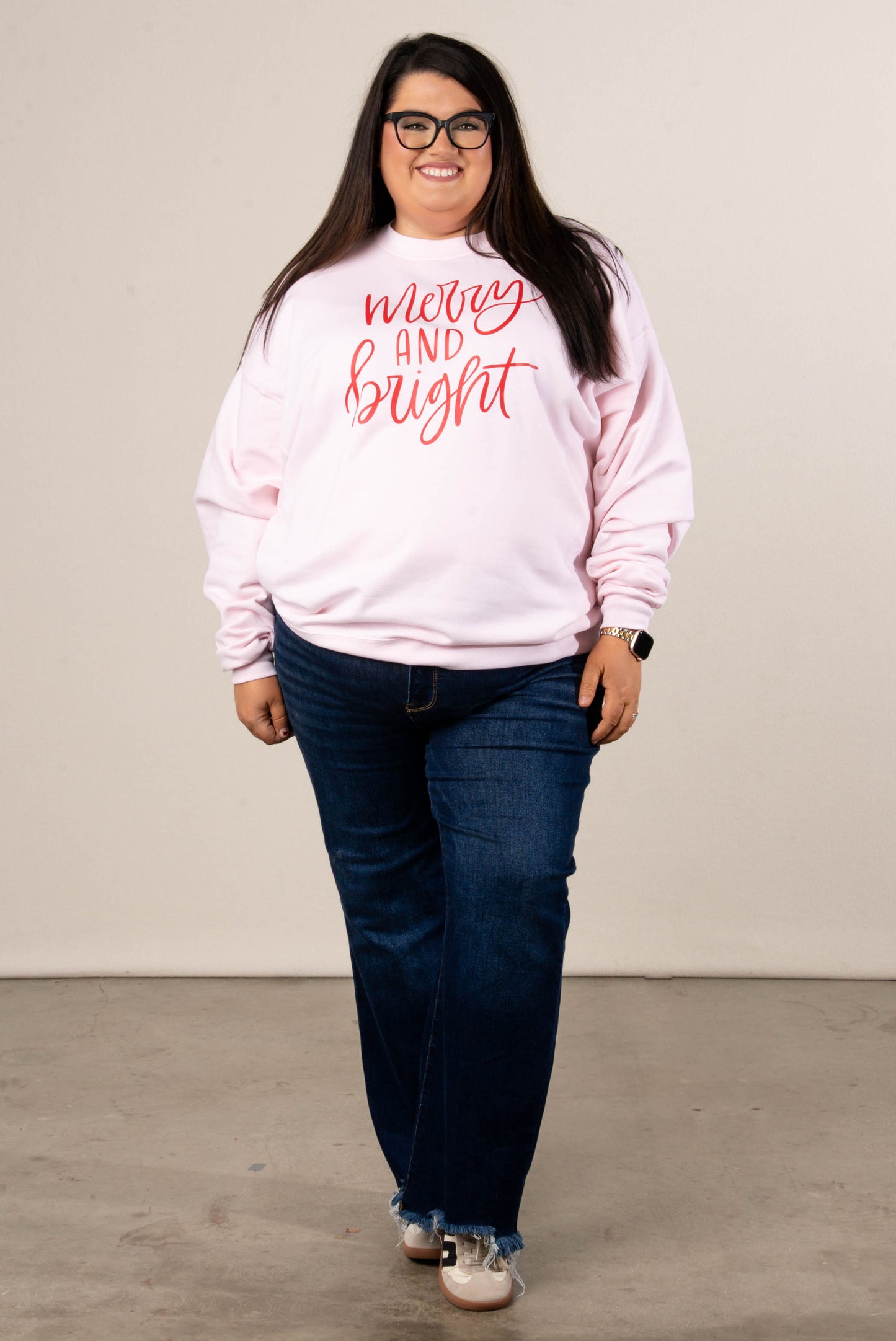 Merry And Bright Graphic Sweatshirt