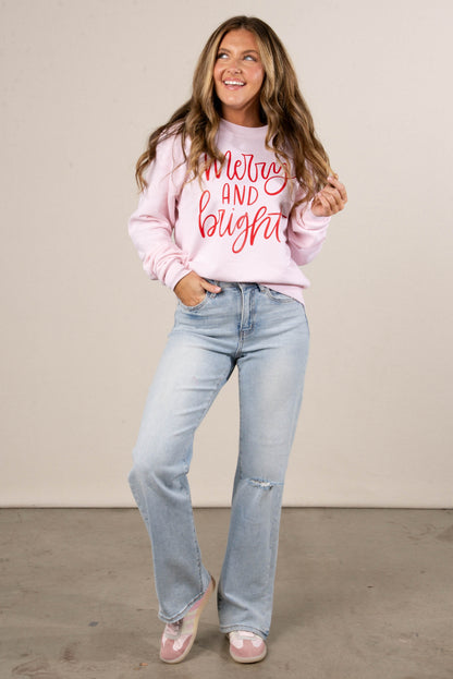 Merry And Bright Graphic Sweatshirt