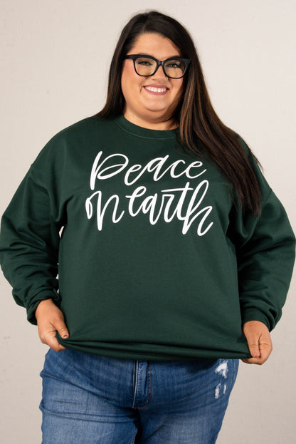 Peace On Earth Graphic Sweatshirt