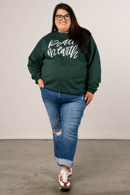 Peace On Earth Graphic Sweatshirt