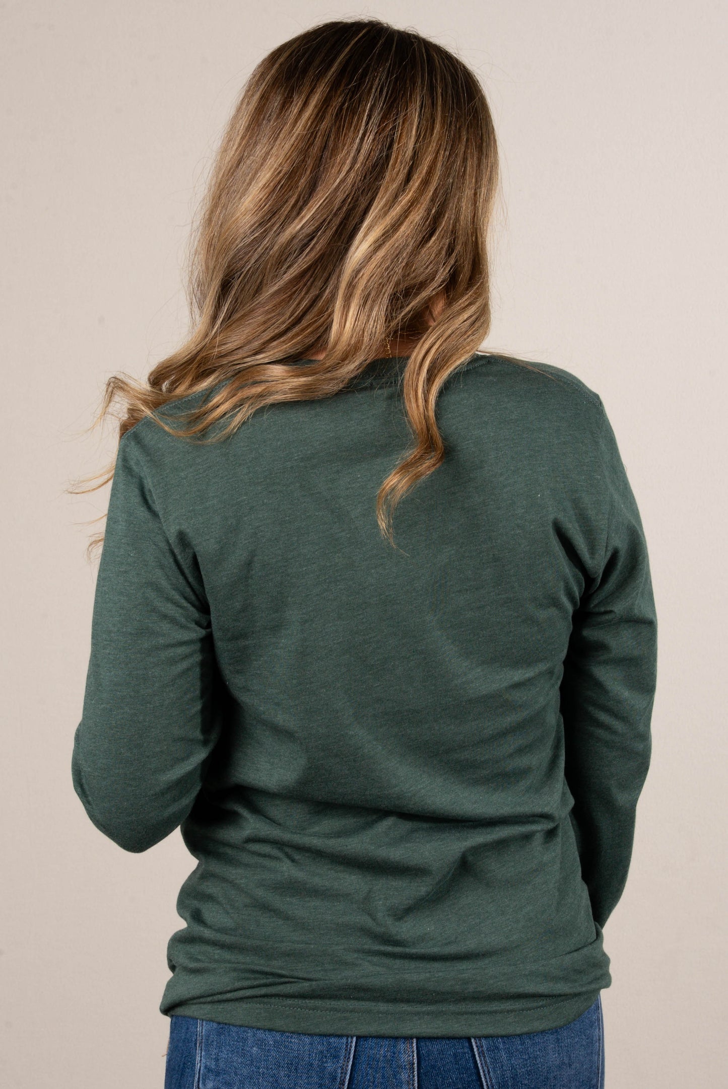 O Come Let Us Adore Him Long Sleeve Graphic Tee