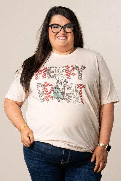 Merry And Bright Trees Graphic Tee