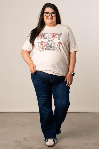 Merry And Bright Trees Graphic Tee