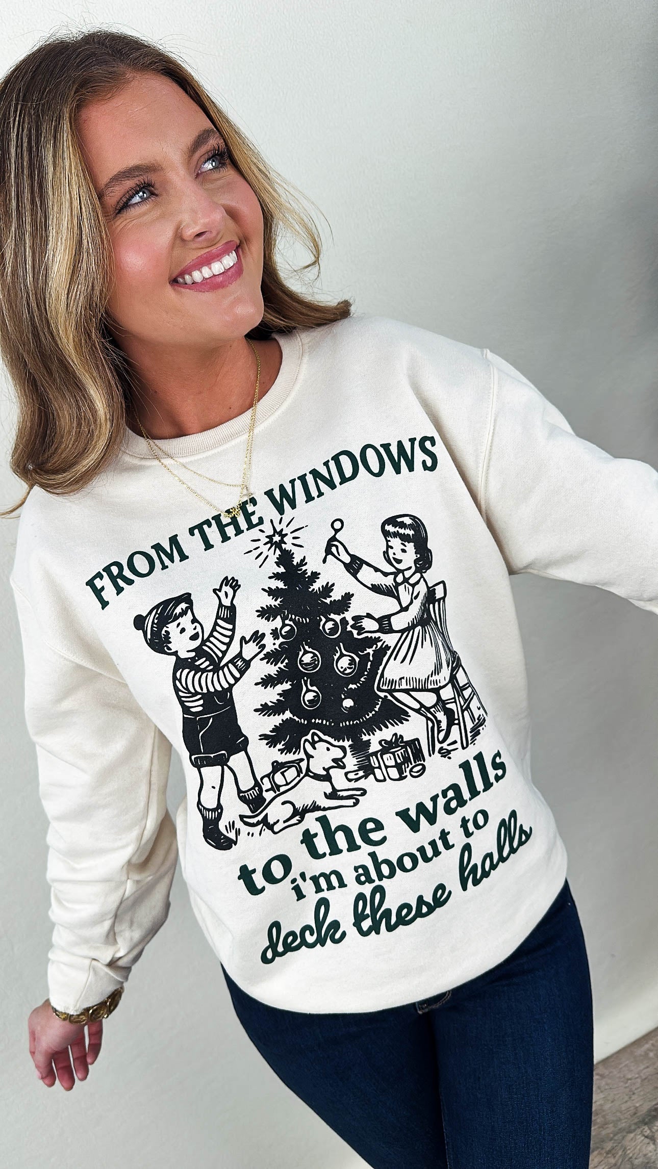 From The Windows To The Walls Full Color Graphic Sweatshirt