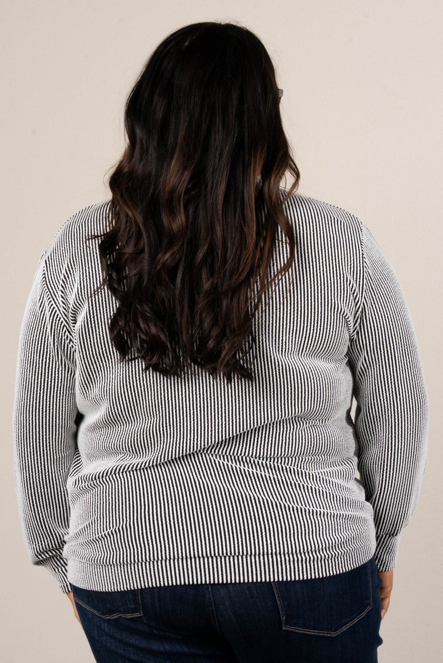 Morgan Raised Rib Two Tone Top