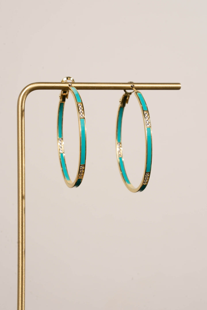 Treasure Jewels | Caribe Turquoise Hoops