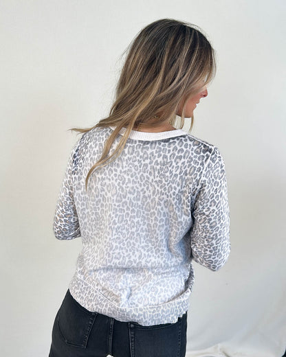 Tamara Faded Leopard Cardigan
