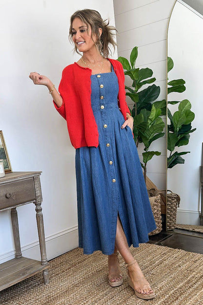 Coastal Walk Rolled Edge Sweater Cardigan