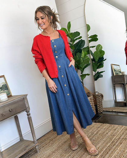 Coastal Walk Rolled Edge Sweater Cardigan