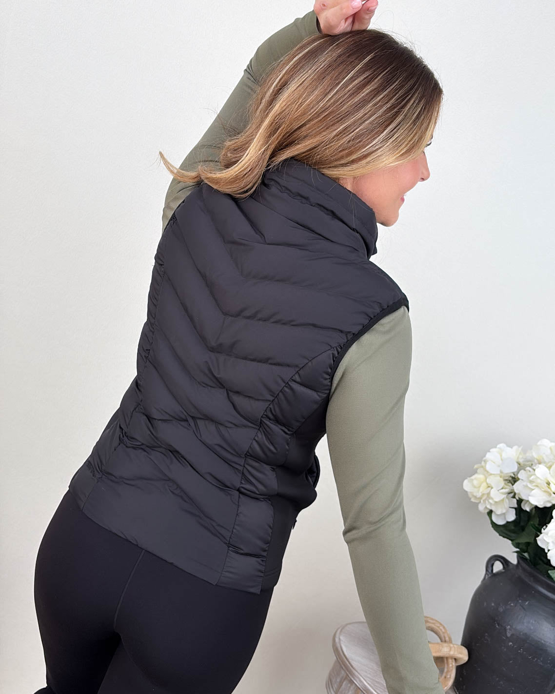 The Eclipse Front Zip Puffer Vest