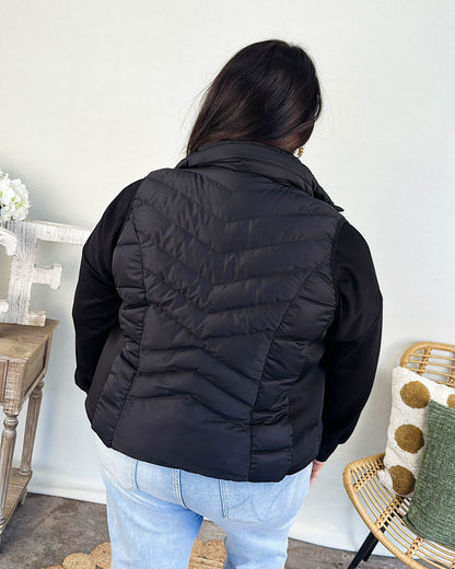 The Eclipse Front Zip Puffer Vest