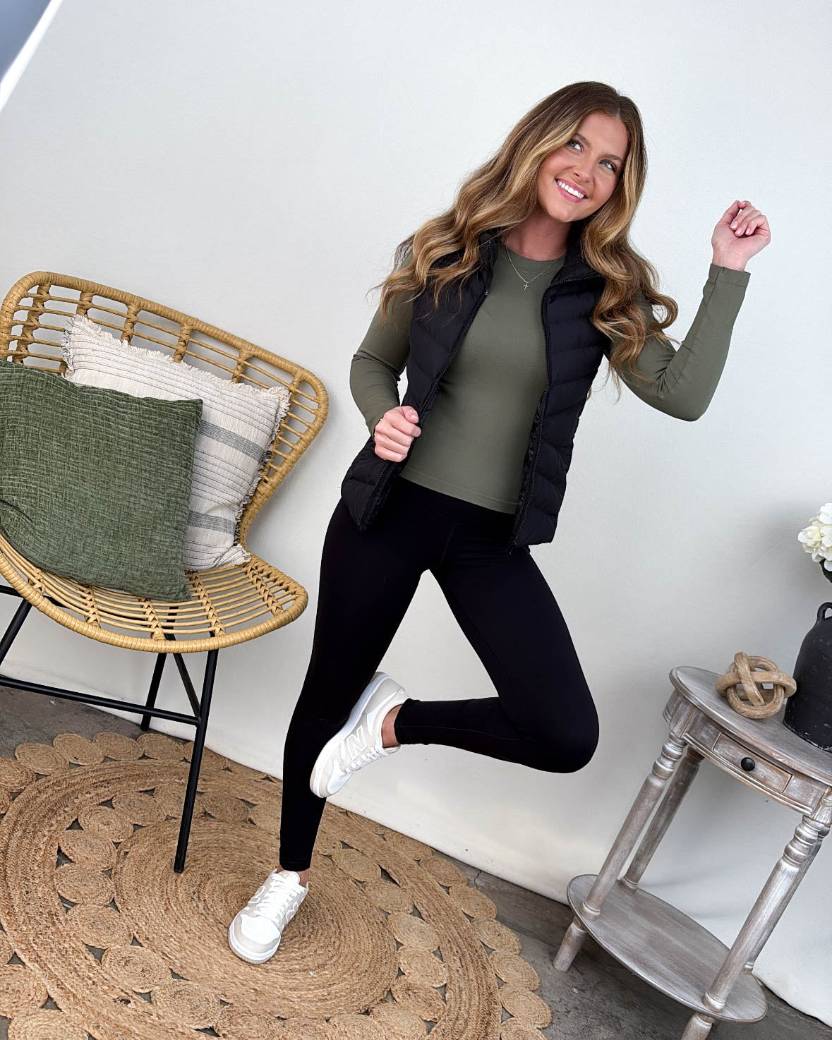 The Eclipse Front Zip Puffer Vest