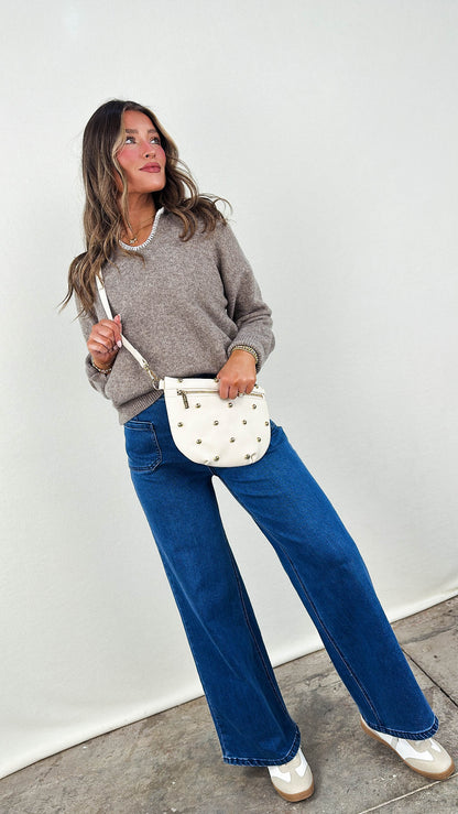 Pretty Simple | Chic Gold Studded Westlyn Bum Bag