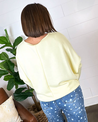 Fashion Faithful Scuba Dolman Top