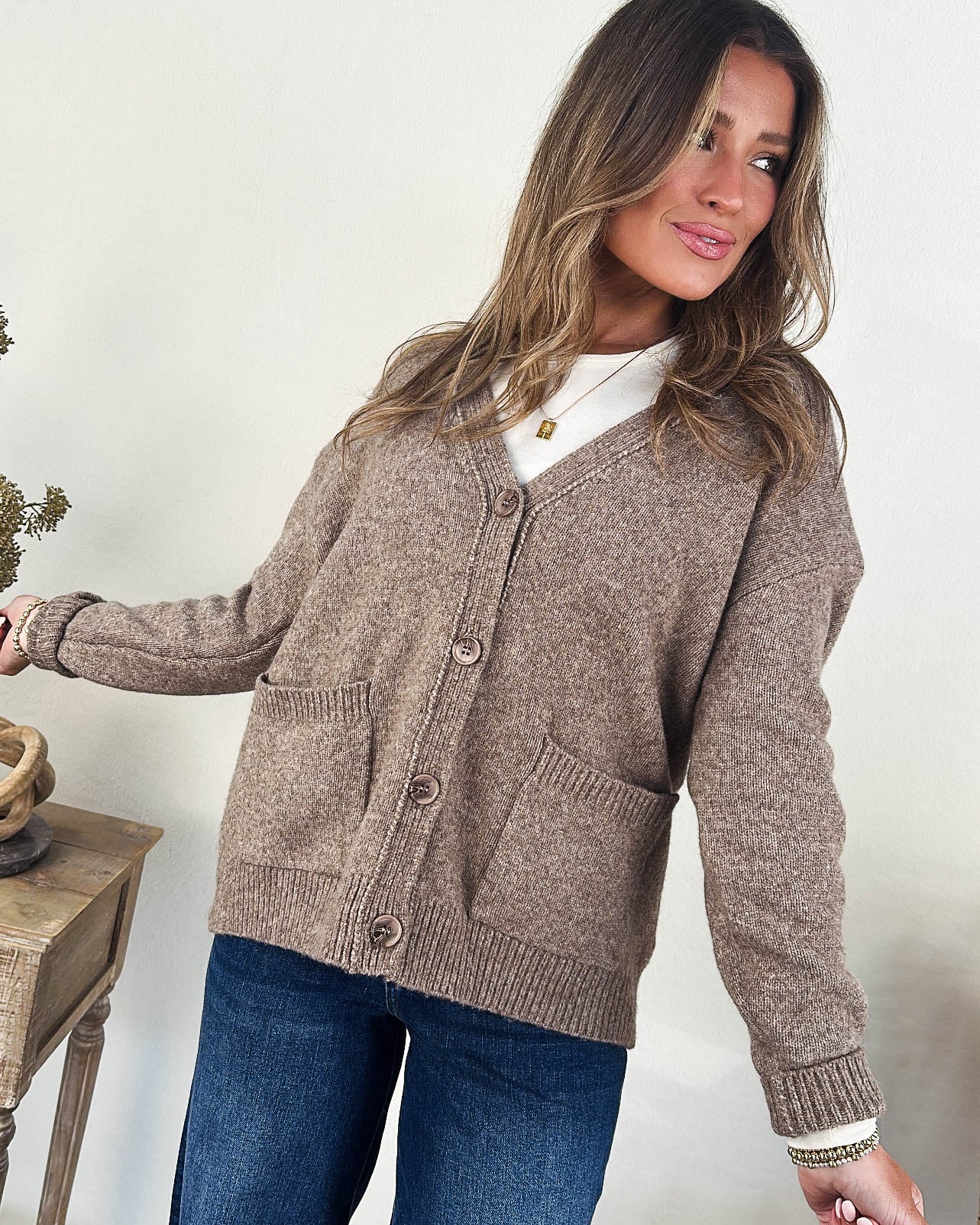 Fall For You Boyfriend Sweater Cardigan