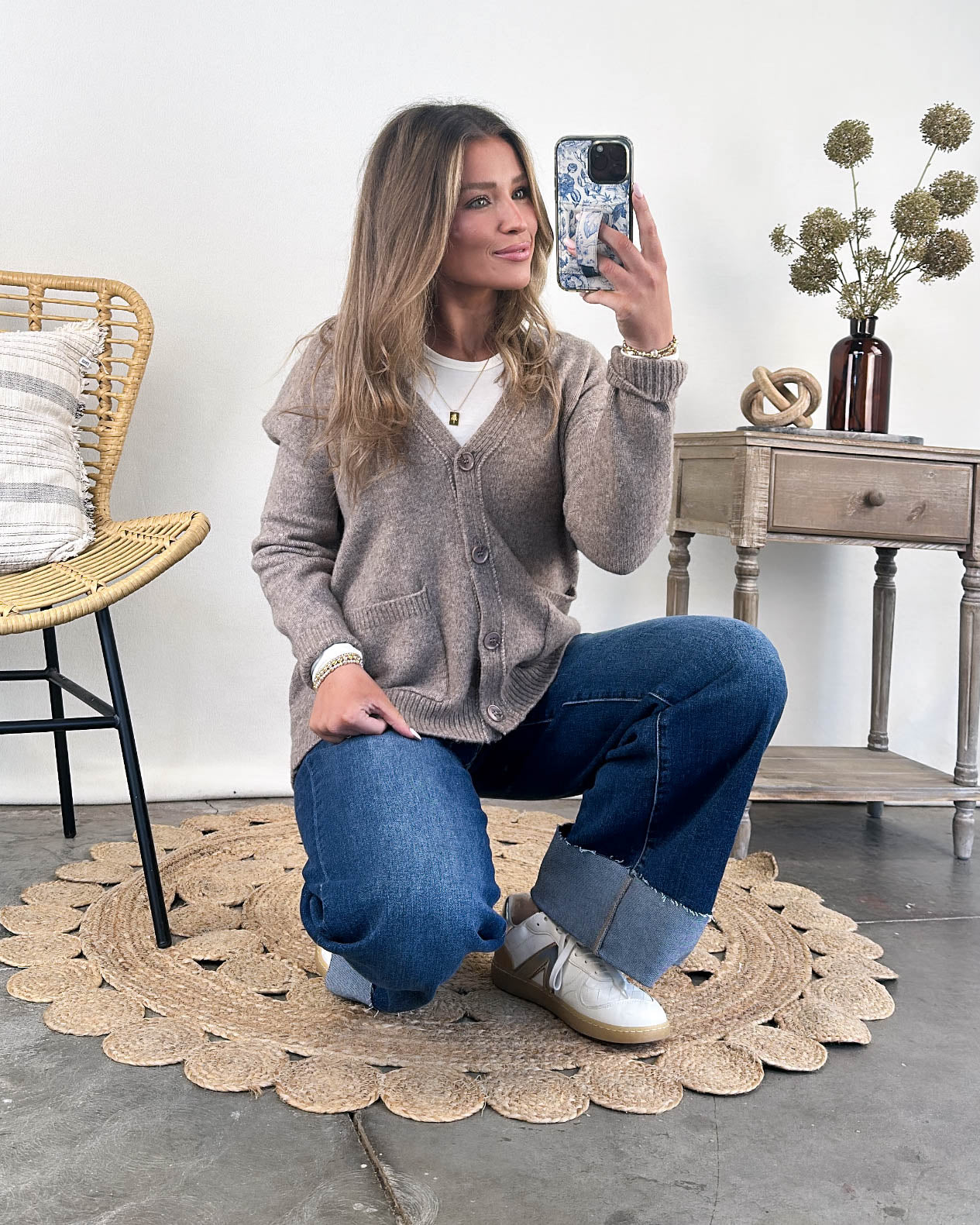 Fall For You Boyfriend Sweater Cardigan