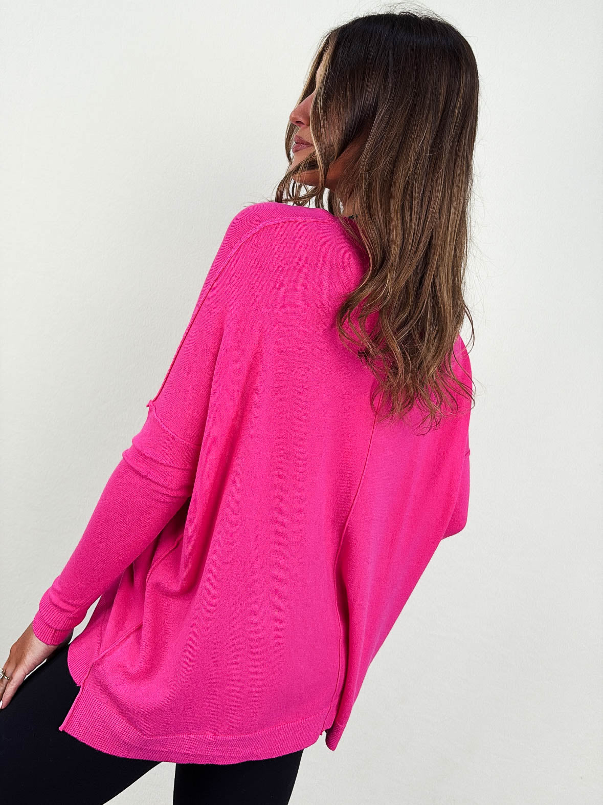 The Quinn Front Seam Sweater