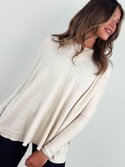 The Quinn Front Seam Sweater