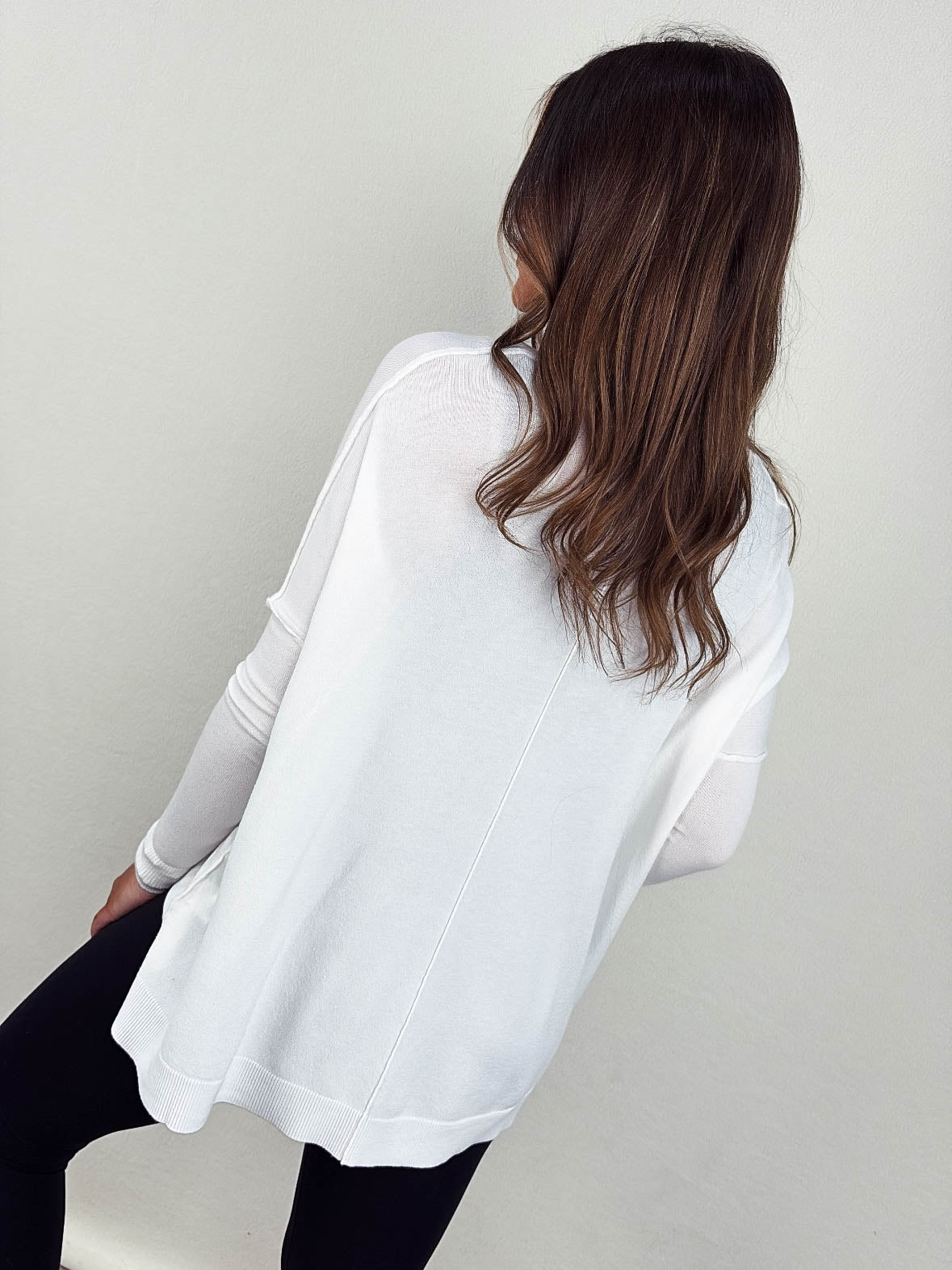 The Quinn Front Seam Sweater