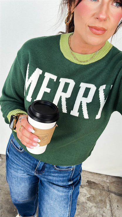 Merry Graphic Knit Sweater