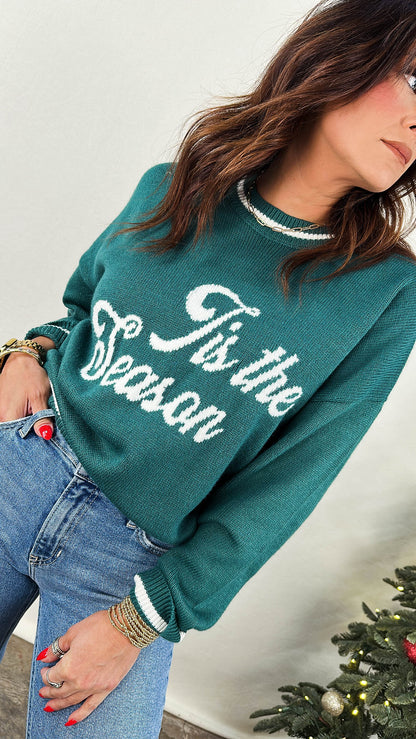 Tis The Season Graphic Knit Sweater