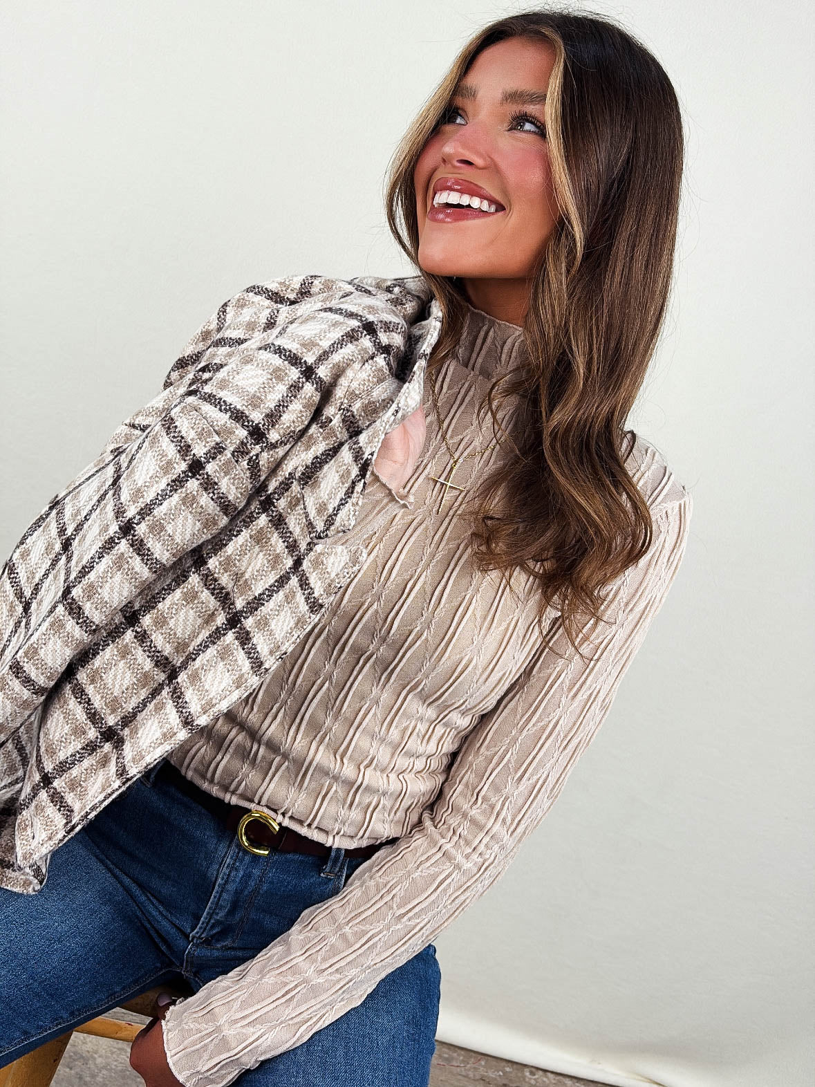 The Gentry Plaid Single Breasted Blazer