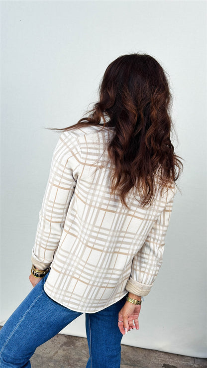 Fleetwood Plaid Sweater Shacket