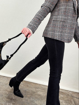 VERVET Denim | Hadley High Rise Crop Flare Jeans