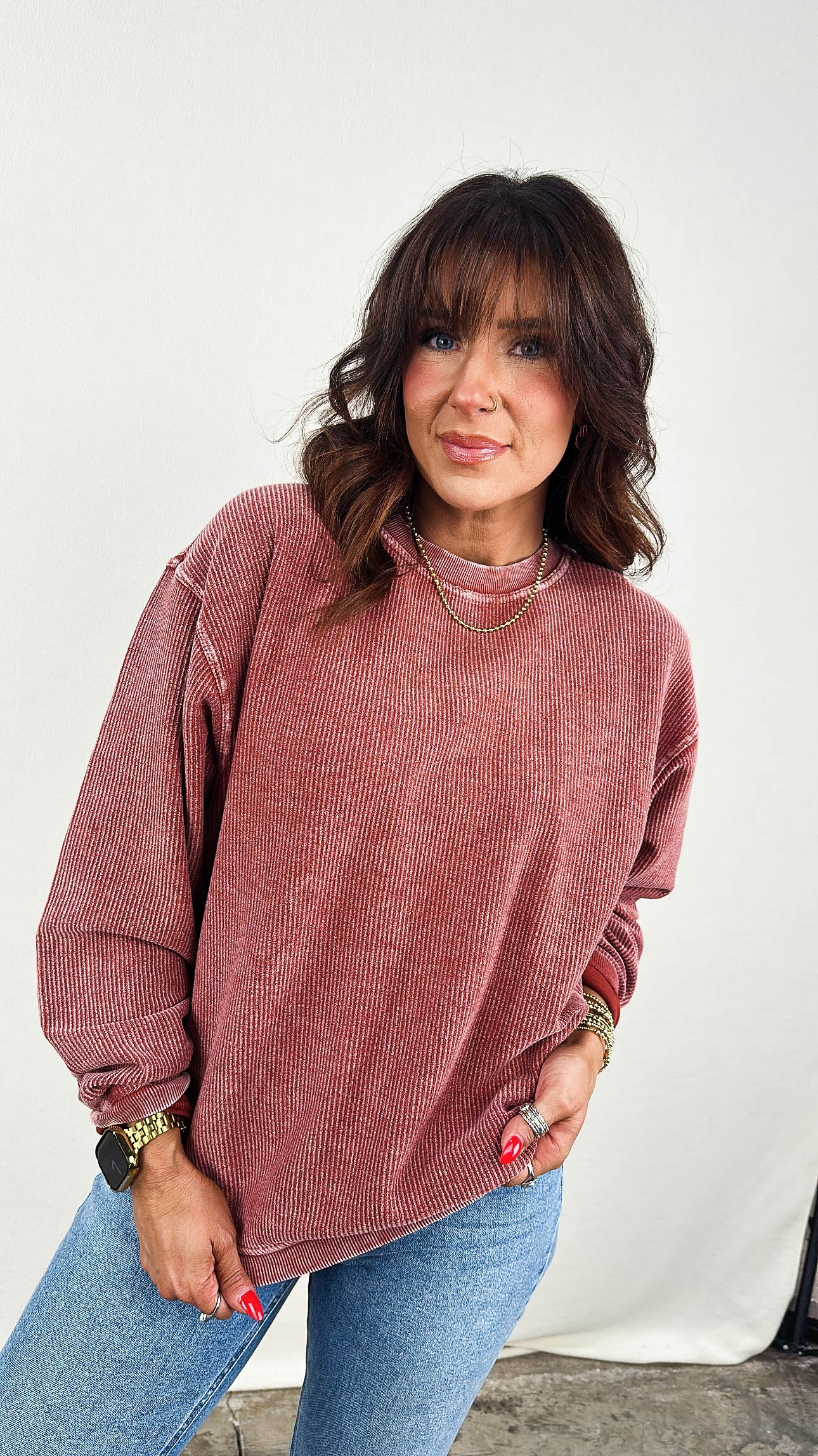 The Ryder Essential Corded Sweatshirt