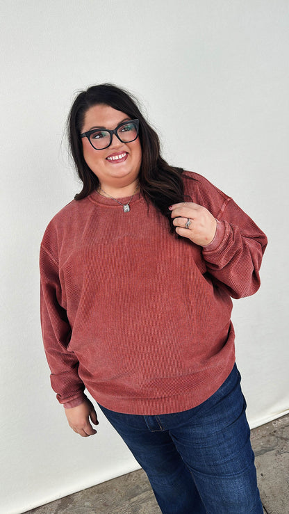 The Ryder Essential Corded Sweatshirt