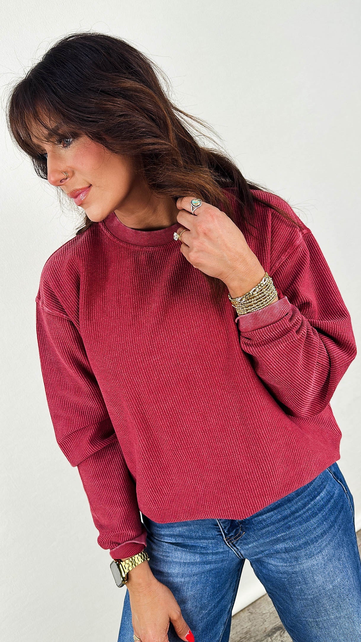 The Ryder Essential Corded Sweatshirt