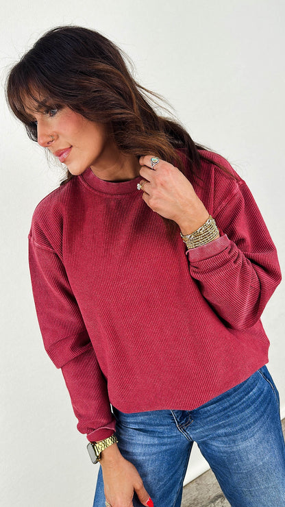 The Ryder Essential Corded Sweatshirt