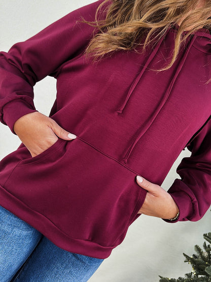 Weekend Away Scuba Drawstring Hooded Pullover