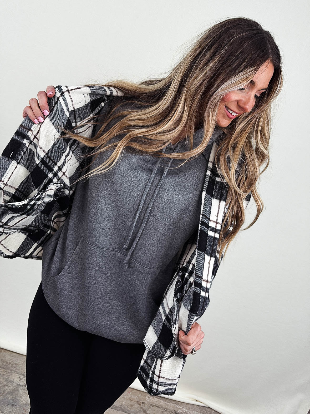 Weekend Away Scuba Drawstring Hooded Pullover