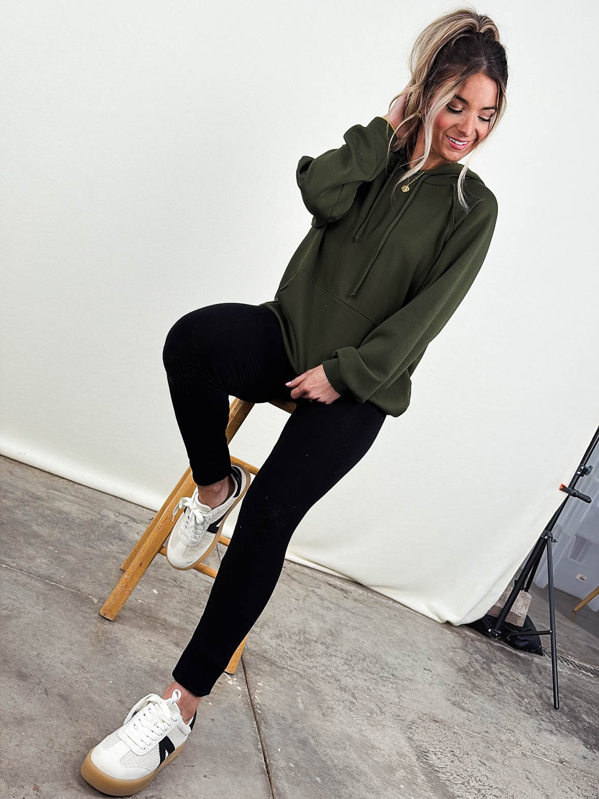 Weekend Away Scuba Drawstring Hooded Pullover