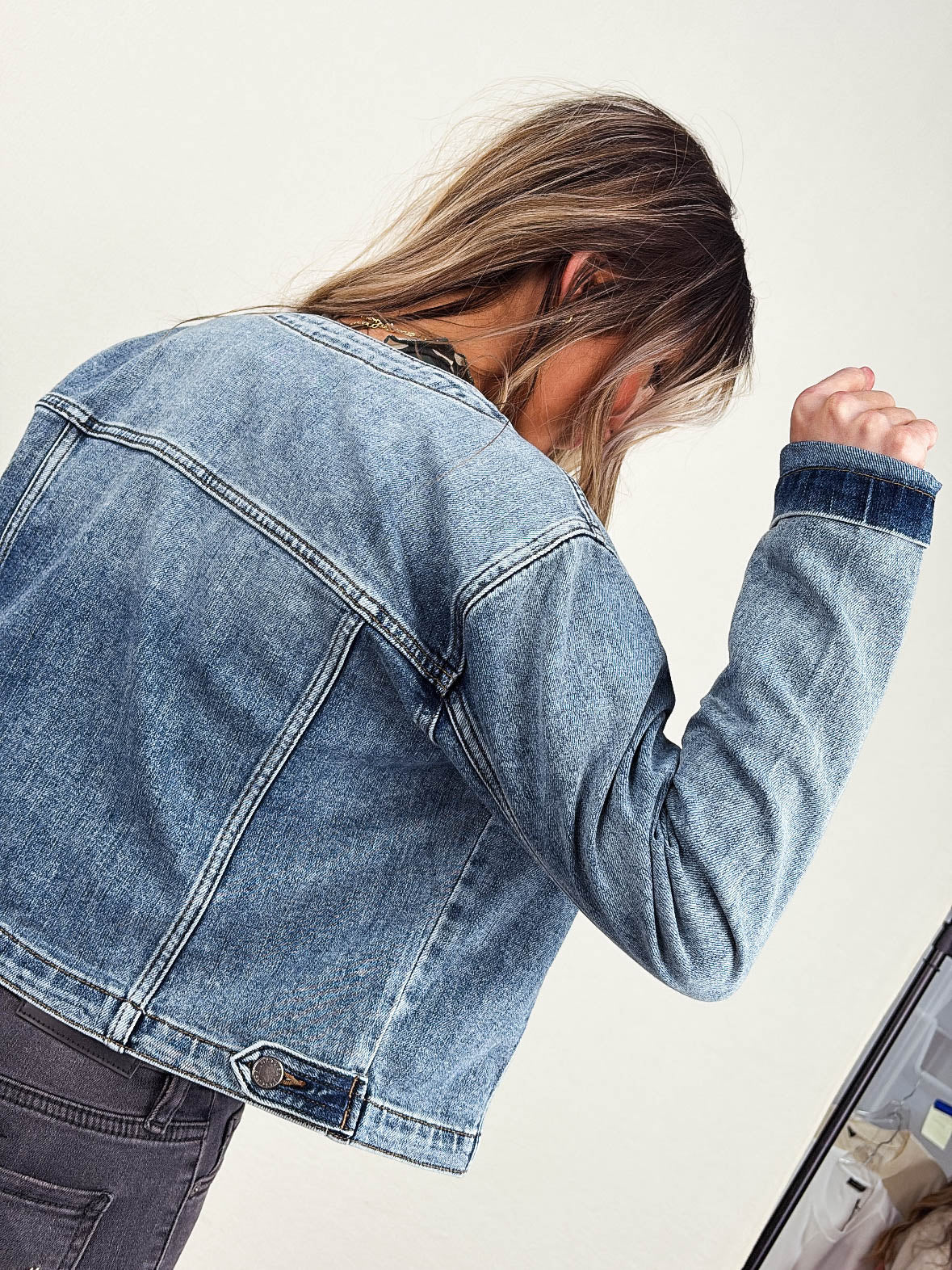 Just USA | Blake Collarless Denim Jacket