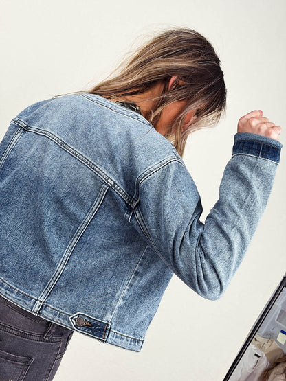 Just USA | Blake Collarless Denim Jacket