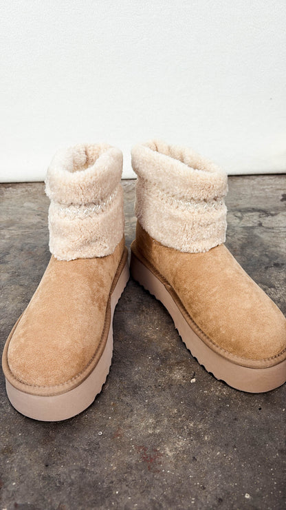 Hiraya Shearling Flatform Boot
