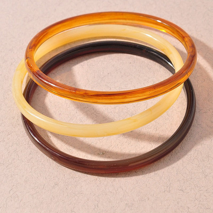 Urban Halo Acrylic Bracelet Set