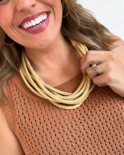 Center Stage Layered Rope Necklace